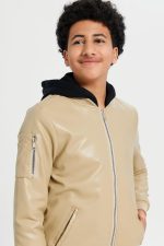 ⁦REDTAG Boys Senior Hooded Jacket⁩ - الصورة ⁦4⁩