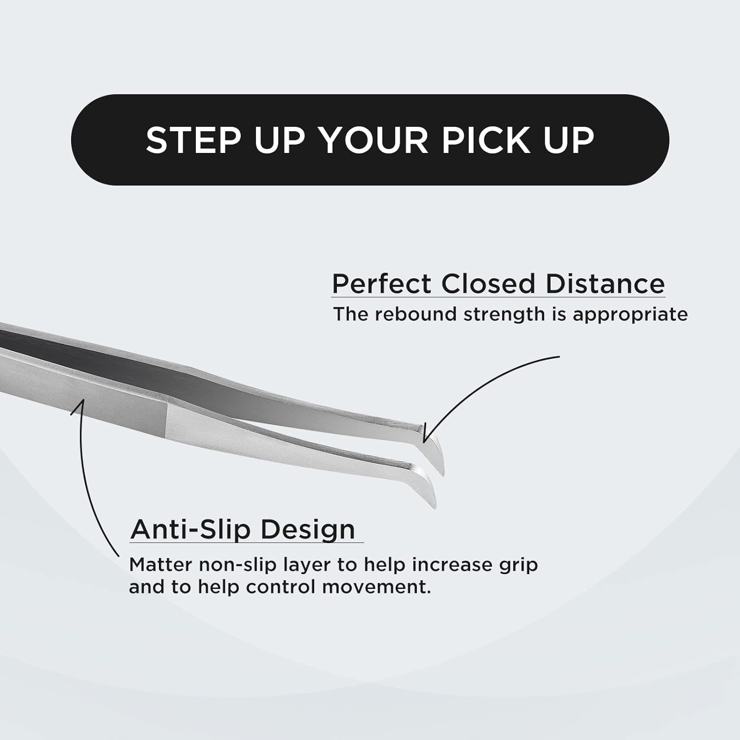 61wfUHXhML._AC_SL1500_.jpg BEYELIAN Volume Queen Curved Eyelash Extension Tweezers for 3D-6D Volume Lash Application Stainless Steel Precision Tweezers (#AS09) - الصورة 3