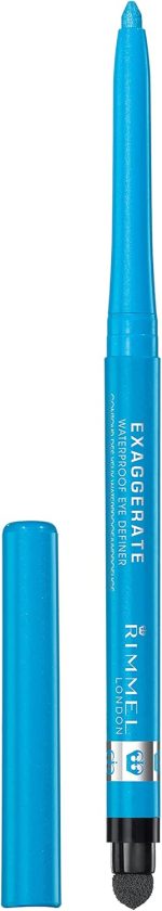 Rimmel London Exaggerate Waterproof Eye Definer, 240 Aqua Sparkle