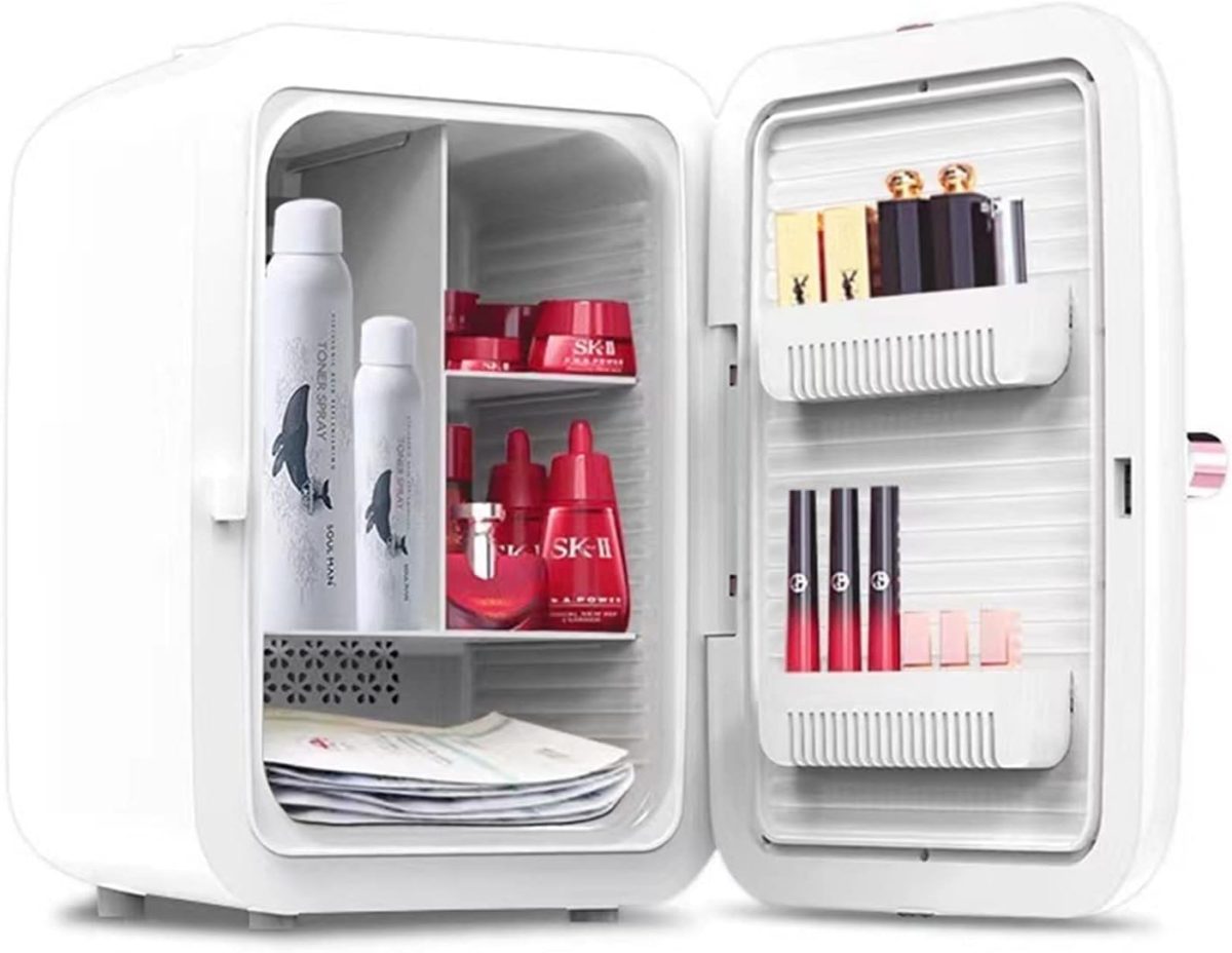 ⁦XXCFVFG Small refrigerator Refrigerator Beauty Makeup Cosmetics Intelligent Low Noise and Energy Saving⁩ - الصورة ⁦4⁩