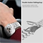 ⁦سوار بديل من الستانلس ستيل من دادو لساعة سامسونج جالاكسي 7 الترا مقاس 47 ملم، مصمم بـ 3 خرزات وطول قابل للتعديل⁩ - الصورة ⁦6⁩