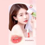 ⁦Khazna Fruity Flavors Lip Glosses, Long Lasting Moisturizing Lip Glow Transparent Lip Oil Strawberry and Peach Flavors Lip Care Lip Balm, 2Pcs⁩ - الصورة ⁦6⁩