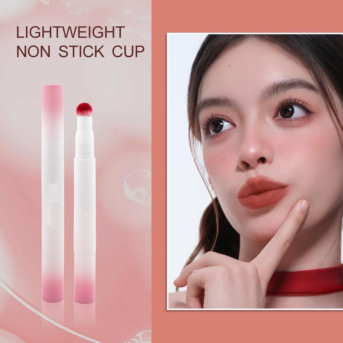 ⁦3Pcs Velvet Matte Liquid Lipstick Set for Women, Highly Pigmented Lip Cream, Moisturizing Nude Lip Balm, Waterproof 24-Hour Lip Stain, Ideal Gift for Makeup Lovers⁩ - الصورة ⁦5⁩