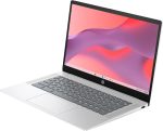 ⁦HP 14 inch Chromebook, Intel N200 Processor, 4GB RAM, 128GB SSD, Glacier Silver⁩ - الصورة ⁦2⁩