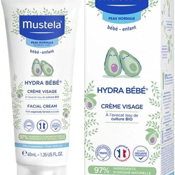 كريم للوجه من موستيلا مرطب ومُهَيْدِرِتِنغ، مناسب للبشرة العادية والجافة، 1.35 أونصة سائلة