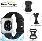 ⁦6 Pack Sport Bands Compatible for Apple Watch Bands 49mm 45mm 42mm 41mm 40mm 38mm⁩ - الصورة ⁦2⁩