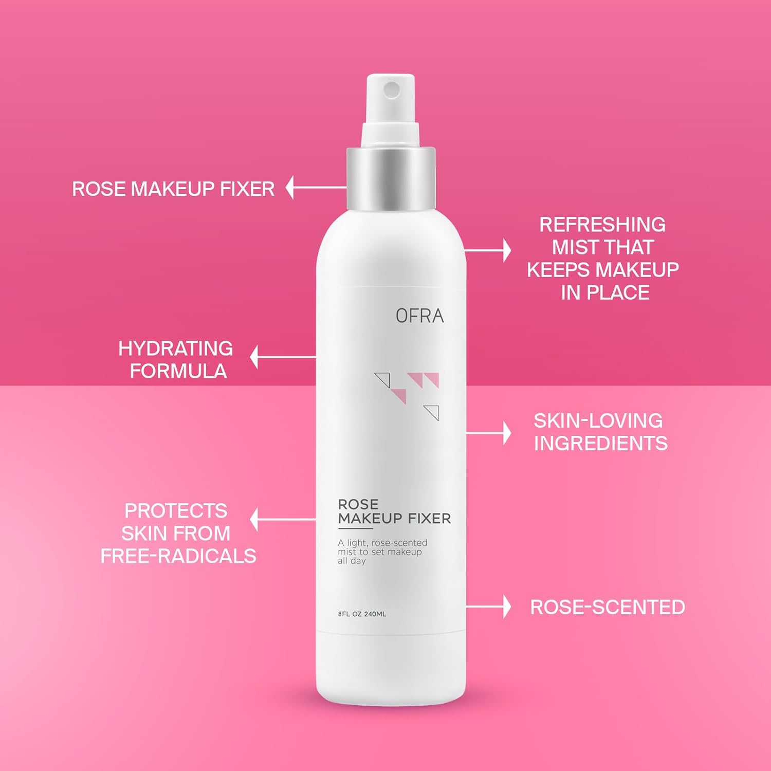 61zVE0e56oL._AC_SL1500_.jpg مثبت مكياج روز من اوفرا - برائحة الورد - بخاخ تثبيت بلمسة نهائية طبيعية - بخاخ تثبيت مكياج طويل الأمد للوجه - رذاذ برائحة الورد - 240 مل - الصورة 4