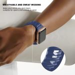 ⁦فيميجون سوار رياضي متوافق مع سوار ساعة ابل 49 ملم 45 ملم 44 ملم 42 ملم 41 ملم 40 ملم 38 ملم، حلقة سيليكون ناعمة مقاومة للماء لساعة اي ووتش سلسلة 9 8 7 6 5 4 3 2 1 اس اي الترا⁩ - الصورة ⁦5⁩