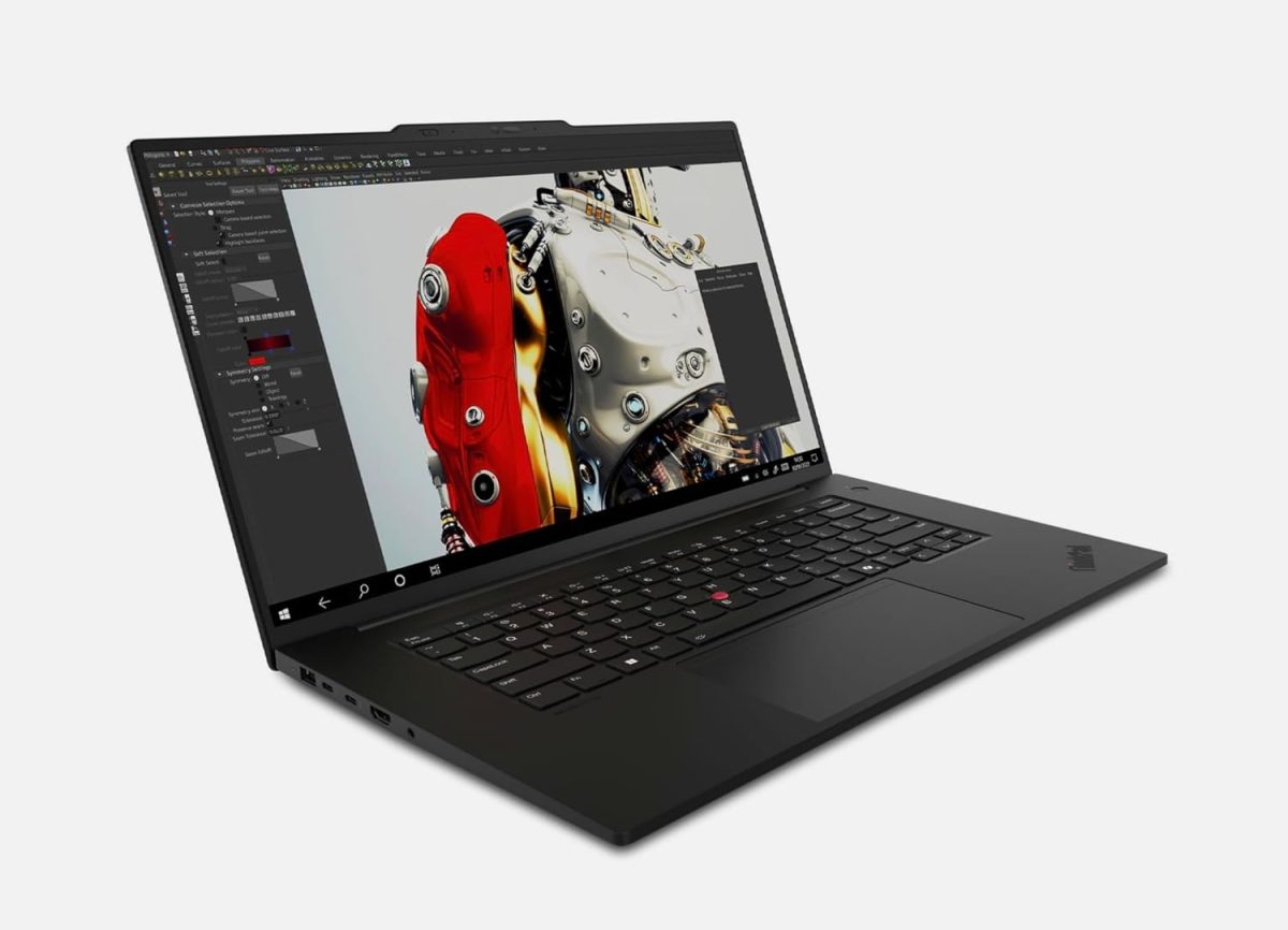 ⁦Lenovo ThinkPad P1 Gen 7 Workstation Laptop - Intel Ultra 7 165H, NVIDIA RTX 3000 Ada, 32GB RAM, 1TB SSD, 16" 2.8K (2560 x 1600) IPS, Anti-Glare, 500 Nits, 5MP RGB+IR Camera, Windows 11P (21KV0017US)⁩ - الصورة ⁦2⁩