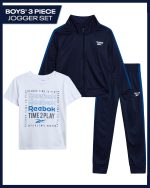 ⁦Reebok Boys B Tod Tricot Set 3pc Athletic Tracksuits⁩ - الصورة ⁦2⁩