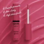 ⁦NYX Professional Makeup Butter Gloss, Strawberry Cheesecake 32⁩ - الصورة ⁦2⁩