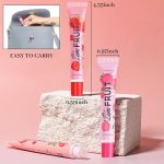 ⁦Hydrating Lip Gloss Set, 3-Shade Long-Lasting Waterproof Fruit-Infused Lip Oil, Full-Coverage Jelly Lipstick, Tinted Moisturizer Balm, Up to 24-Hour Wear for Enhanced Lip Care⁩ - الصورة ⁦5⁩