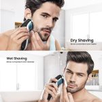 ⁦SweetLF Electric Razor for Men, 120 Min Shaving, Fast UK Adapter (1H Charging),100% Waterproof, Wet & Dry Rotary Shavers for Men with Pop-up Trimmer, LED Display⁩ - الصورة ⁦5⁩
