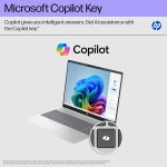 ⁦HP Pavilion 16" Touchscreen Laptop, AMD Ryzen 7 8840U, WUXGA (1920 x 1200), 16GB LPDDR5-6400Mhz RAM, 1TB PCIe SSD, Copilot PC, Wi-Fi 6, 1080p Webcam, Windows 11, w/Office 365⁩ - الصورة ⁦3⁩