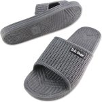 Big Size Bathroom Slippers For Men and Women Non-Slip Quick Drying Shower Shoes Comfortable And Soft Sole Slide On Sandal
