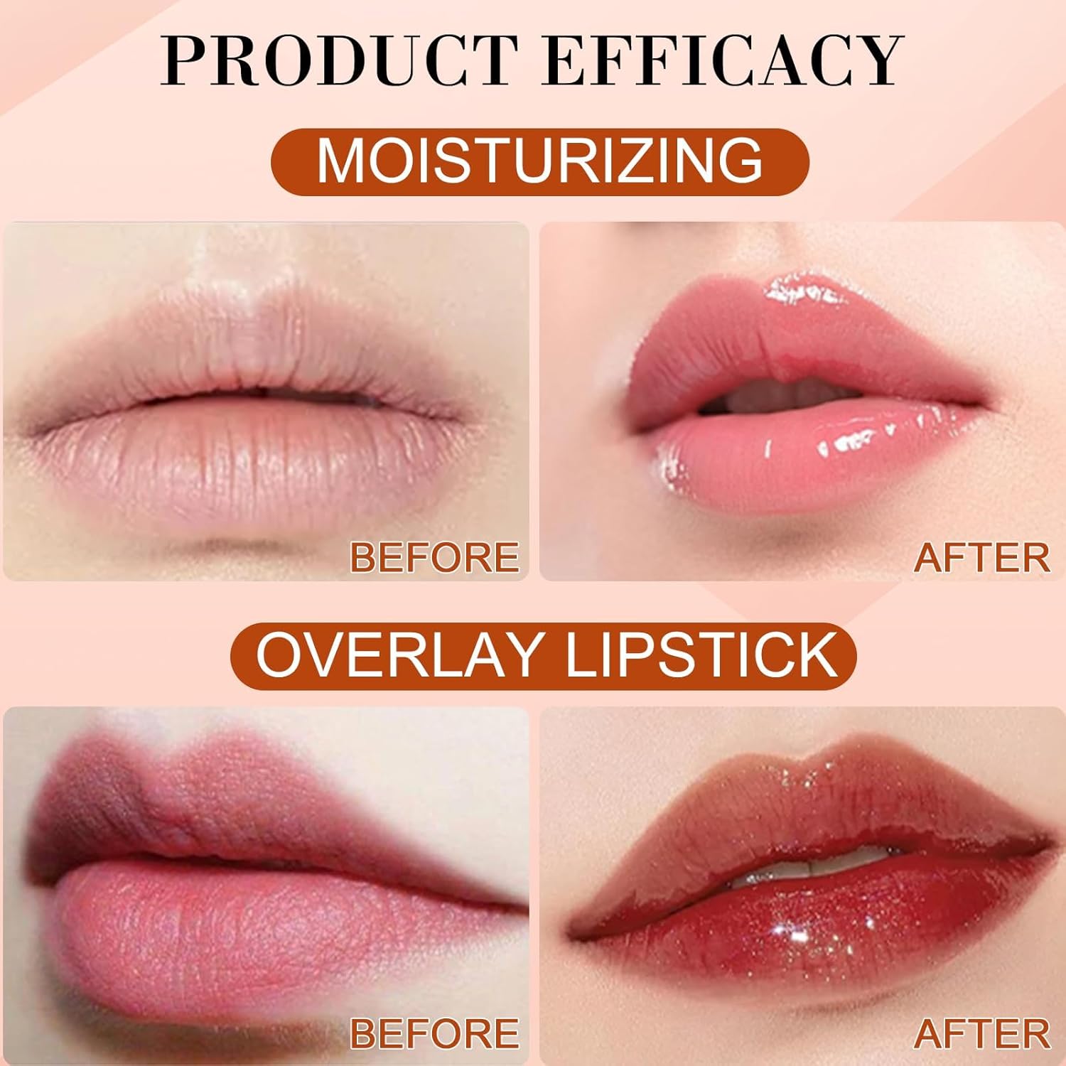 7133Z1hJxrL._AC_SL1500_.jpg مجموعة ملمع شفاه بزيت الفاكهة المرطب من لبويلوف، مجموعة ملمع شفاه مرطب، احمر شفاه سائل شفاف يدوم طويلا، نكهات فاكهية، زيت شفاه لامع، هدايا تجميل للفتيات المراهقات - الصورة 2