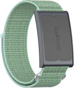 ⁦QINOUK Strap Compatible Amazfit Helio Strap, Breathable Sturdy Nylon Sport, Braided Elastic Replacement Band-Black⁩ - الصورة ⁦3⁩