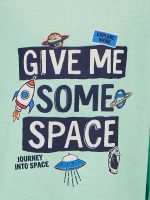 ⁦Styli Boys Printed Long Sleeve T-Shirt And Jogger Pyjama Set⁩ - الصورة ⁦4⁩