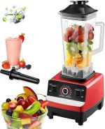 Celibery Krush 6500W High Speed Blender 2L, Ice Crusher, Smoothie Maker, Juice Mixer, Coffee Grinder, Dry & Wet Blender, Nut Chopper, Spice Grinder, Food Processor for Home Kitchen, SC-1589