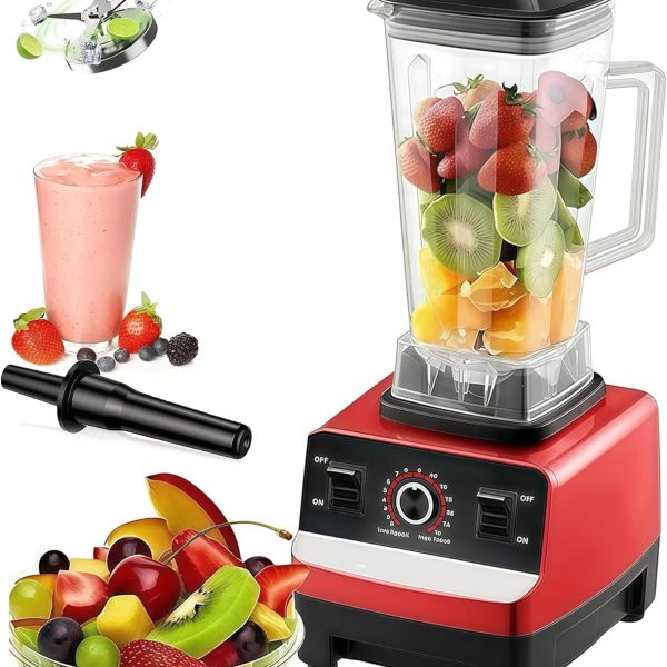 Celibery Krush 6500W High Speed Blender 2L, Ice Crusher, Smoothie Maker, Juice Mixer, Coffee Grinder, Dry & Wet Blender, Nut Chopper, Spice Grinder, Food Processor for Home Kitchen, SC-1589