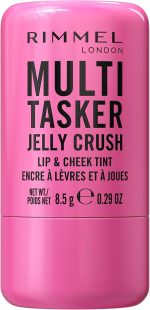 ريميل احمر خدود وملمع شفاه جيلي كراش من مالتي تاسكر، 150 ريد بيبر برائحة الفراولة، تركيبة مرطبة خفيفة 0.3 اونصة