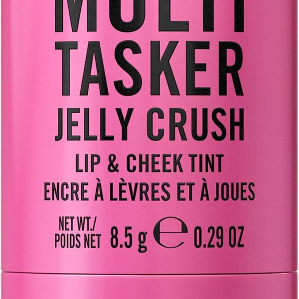 ريميل احمر خدود وملمع شفاه جيلي كراش من مالتي تاسكر، 150 ريد بيبر برائحة الفراولة، تركيبة مرطبة خفيفة 0.3 اونصة