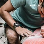 ⁦الكسون غطاء حماية لساعة ابل 46 ملم، حافظة متينة ممتصة للصدمات لساعة ابل 10، حافظة واقية عسكرية رياضية مضادة للسقوط والصدمات - اسود⁩ - الصورة ⁦6⁩