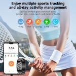 ⁦YelaJoy Smart Ring, Waterproof Health Tracker, 19MM Fitness Tracker Ring with Heart Rate Monitor,Sleep Tracker,Step Counter,Gesture Control, Compatible with IOS, Android, Black⁩ - الصورة ⁦5⁩