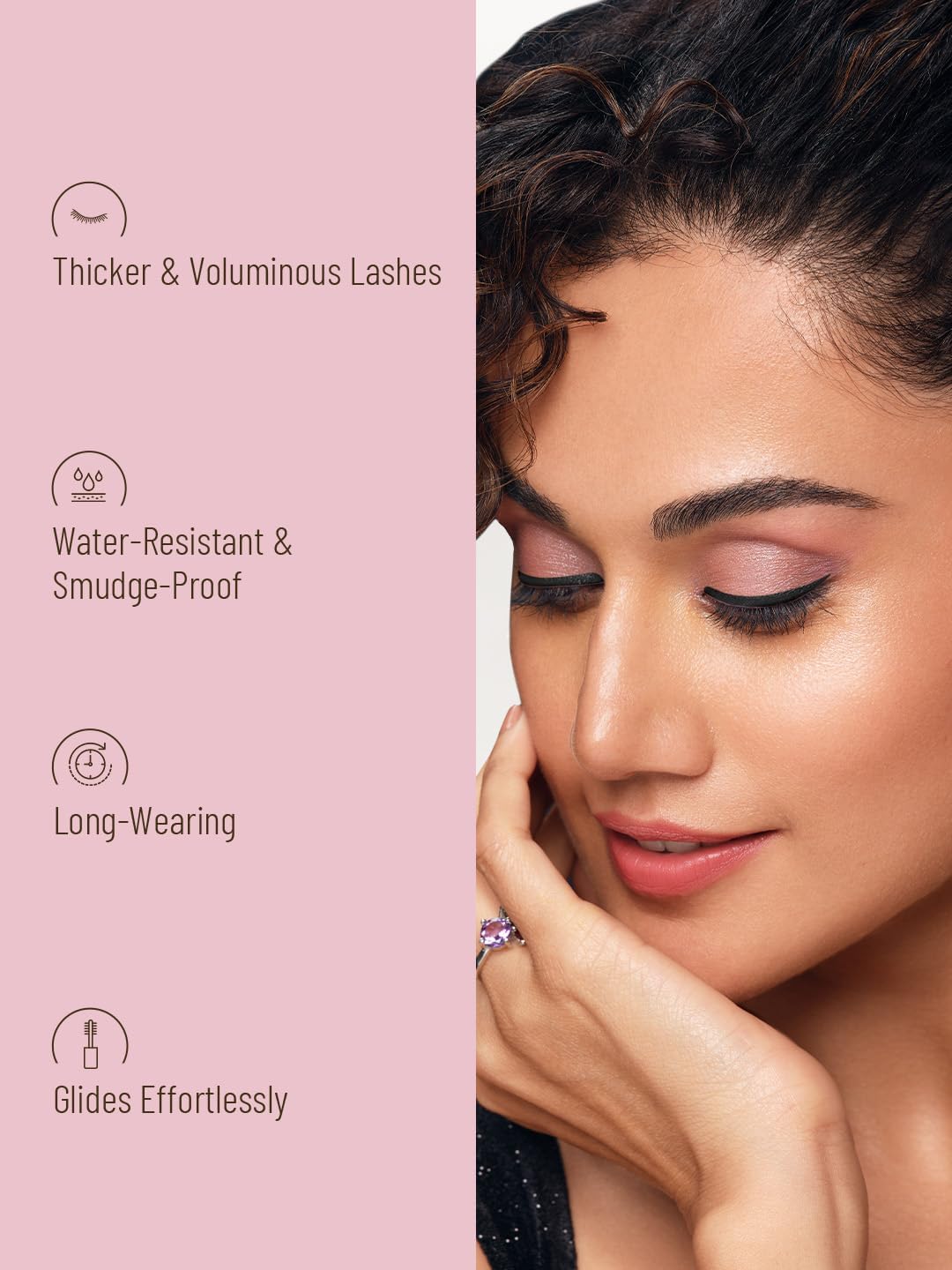 716Mfvzw0sL._AC_SL1440_.jpg سويس بيوتي ماسكارا لتكثيف الرموش مضادة للماء | ماسكارا لتجعيد الشعر مقاومة للتلطخ لمكياج العيون | اسود داكن، 8.5 مل | - الصورة 3