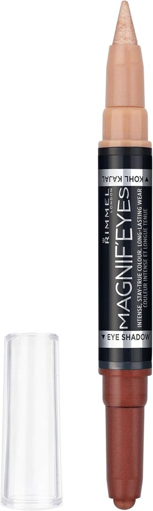 Rimmel London, Magnif'Eyes Double Ended Shadow & Liner, 03 Queens Of A Bronzed Age, 1.6 g