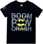 Warner Bros Boys Warner Bros. Batman Kids Boys Short Sleeves 100% Cotton T-Shirt Western (pack of 1)