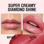 ⁦احمر شفاه بيرل لامع بلون زهري عالي التاثير، احمر شفاه مرطب ناعم وخفيف الوزن، احمر شفاه لامع ماسي مقاوم للماء ويدوم طويلا للنساء⁩ - الصورة ⁦4⁩