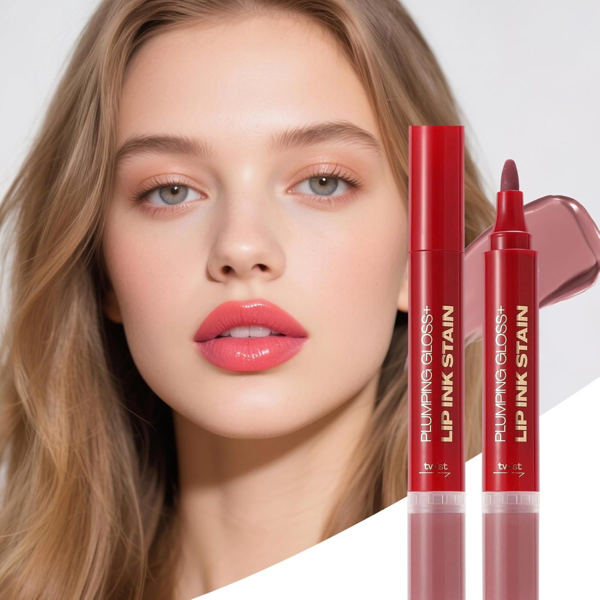 ⁦Lip Oil and Liner Set | Tinted Lip Oil and Liner Combo,Moisturizing Nourishing Beauty Makeup Cosmetics for Friends Family Sister Girls Wife Women⁩ - الصورة ⁦3⁩