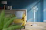 ⁦Philips Pedestal Fan 2000 Series - Fan Airflow 2562 m³/h, Ultra Quite, Tiltable & Oscillating, 40cm Head Diameter, Adjustable Height, White - CX2550/00⁩ - الصورة ⁦5⁩