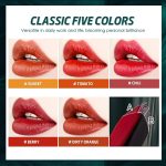 ⁦مجموعة احمر شفاه من 10 الوان مع مراة مدمجة، احمر شفاه مرطب يدوم طويلا، كوب احمر غير لاصق، تركيبة ناعمة، هدية مكياج، لم يتم اختباره على الحيوانات⁩ - الصورة ⁦3⁩