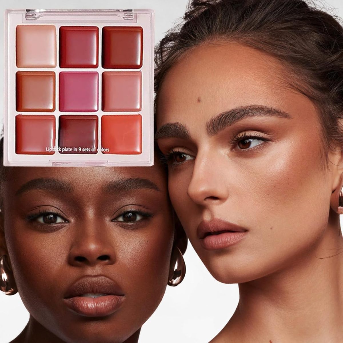 ⁦Lipstick Palette,9 Colors Lip Gloss Sets - Waterproof Long-Lasting Plumper Matte Moisturizing for Professional Everyday Wear Party Makeup Teen Girls⁩ - الصورة ⁦9⁩