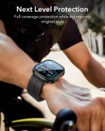 ⁦ESR for Apple Watch Ultra 3/2/1 Case with Screen Protector 49mm (2025/2024/2023/2022), Military Grade Protection, Aluminum Alloy Case with 2 Pack Armorite Glass Protector Set, Stay Original, Black⁩ - الصورة ⁦3⁩