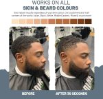 ⁦فويد هوم قلم حشو اللحية للرجال عبوة من 4 قطع مجموعة اقلام لحية فورية وقلم تحديد سهل الاستخدام ملء مقاوم للماء اسود⁩ - الصورة ⁦5⁩