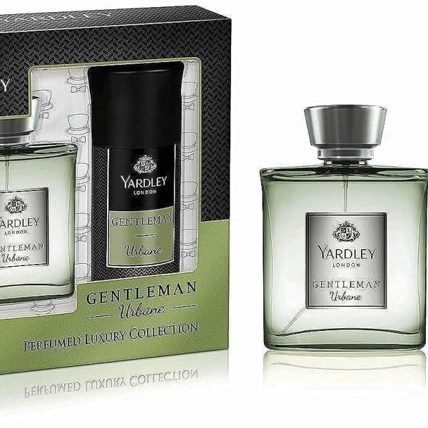 Yardley London Gentleman Urbane For Men's EDT 100 and Body Spray 150 ml - Gift Pack