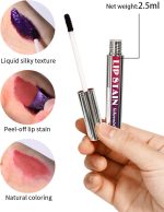 ⁦Set of 3 Colour Lip Stain Peel Off Set, Long Lasting Lip Tattoo & Waterproof Lip Tint Matte Finish, Non-stick Cup Removable Lip Liner 3 Pieces, Makeup Lip Gloss and Colour Lip Stain⁩ - الصورة ⁦6⁩