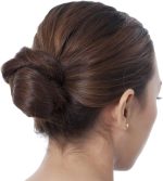 ⁦YelaJoy 10Pcs 4-Hole Twist Hairpin 7.5cm Brown Set, Durable High Quality Lightweight U-Shaped Hair Pins Elegant Hair Bun Accessories, for Women & Girls Hair Decoration⁩ - الصورة ⁦6⁩