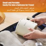 ⁦غلاية كهربائية قابلة للطي، مثالية للسفر، غلاية شاي محمولة، مصنوعة من الفولاذ المقاوم للصدأ 304، مع إيقاف تلقائي من كاو، بسعة 800 مل⁩ - الصورة ⁦2⁩