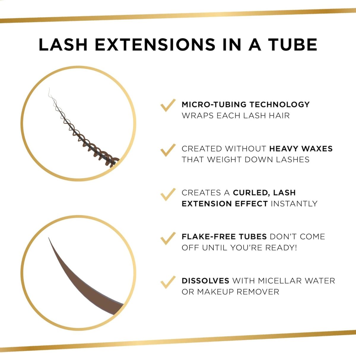 ⁦tarte Lette Tubing Eyelash Mask - Brown⁩ - الصورة ⁦7⁩
