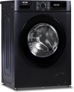 ⁦Meling Front Load Automatic Washing Machine, 8KG, 16 Programs, Inverter, 1400 RPM, Silver - MFL80-14586BS⁩ - الصورة ⁦2⁩