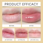 ⁦Transfer-Proof Color Changing Lipstick with Gold Foil, Gold Crystal Color Changing Lip Stick,PH Adjusting Lipsticks,Moisturizing Glossy Lip Gloss,Tinted Li/p Balm,Plumping/Glitter Lip G/loss⁩ - الصورة ⁦6⁩