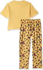 ⁦T2F Girls GLS-PJS-01 Pajama Set (pack of 2)⁩ - الصورة ⁦2⁩
