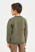 ⁦REDTAG Boys Chenille With Fleece Lining Bonded Pullover⁩ - الصورة ⁦3⁩