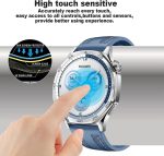 ⁦Azonee 2 Pack Case with Tempered Glass Screen Protector, Ultra Thin Scratch - Resistant Protective Case, for Huawei Watch GT 5 46 mm All-Round Protective Case (Clear+Black)⁩ - الصورة ⁦4⁩
