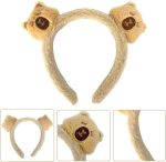 ⁦Hair Hoop, 1 Pcs Capybara Headwear, Face Wash Headband, Makeup Headbands, Women Cartoon Cute Creative Hair Accessories for Washing Face Shower Sports Beauty Skincare⁩ - الصورة ⁦4⁩