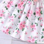 ⁦Yanmucy Little Girls Dresses with Cardigan Sets 2PCS Baby Girls Floral Dresses Kids Long Sleeve Coat Clothes for 2-12 Years⁩ - الصورة ⁦4⁩